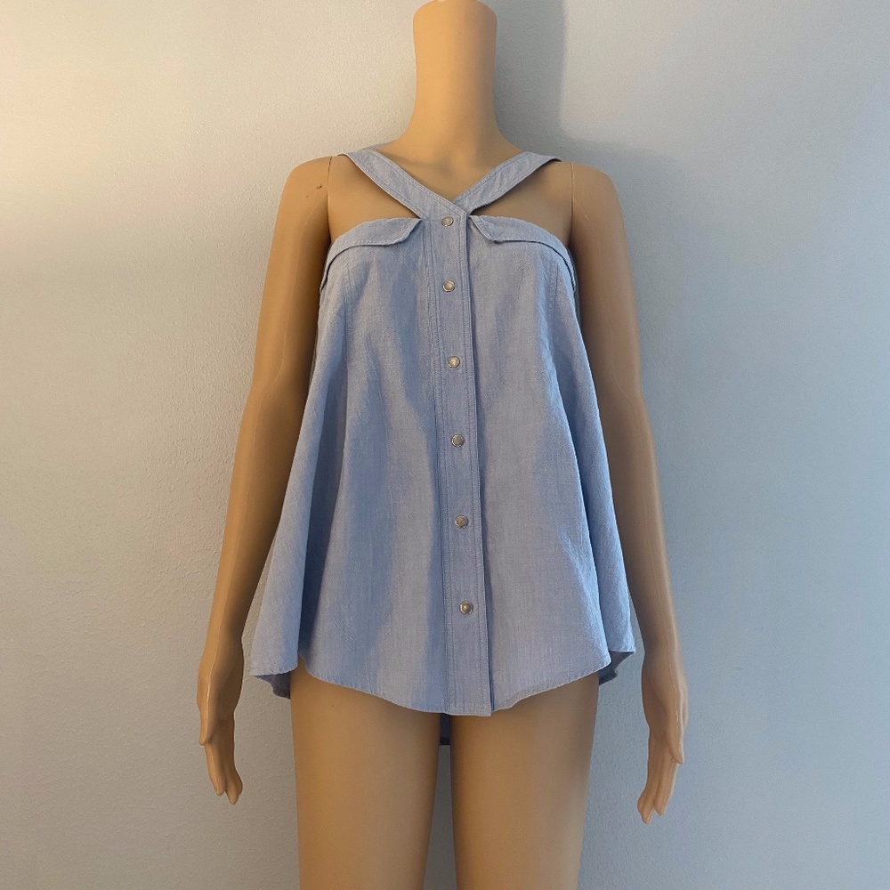 Alexander Wang Jean Button-up Top